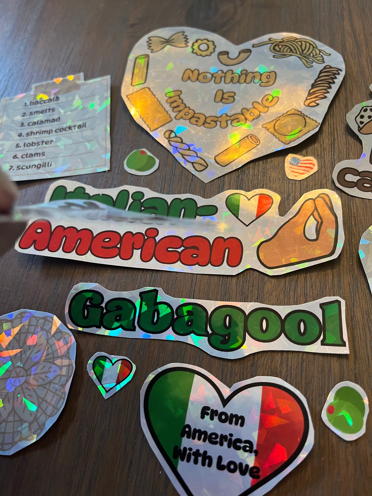 Italian-American Sticker Pack!