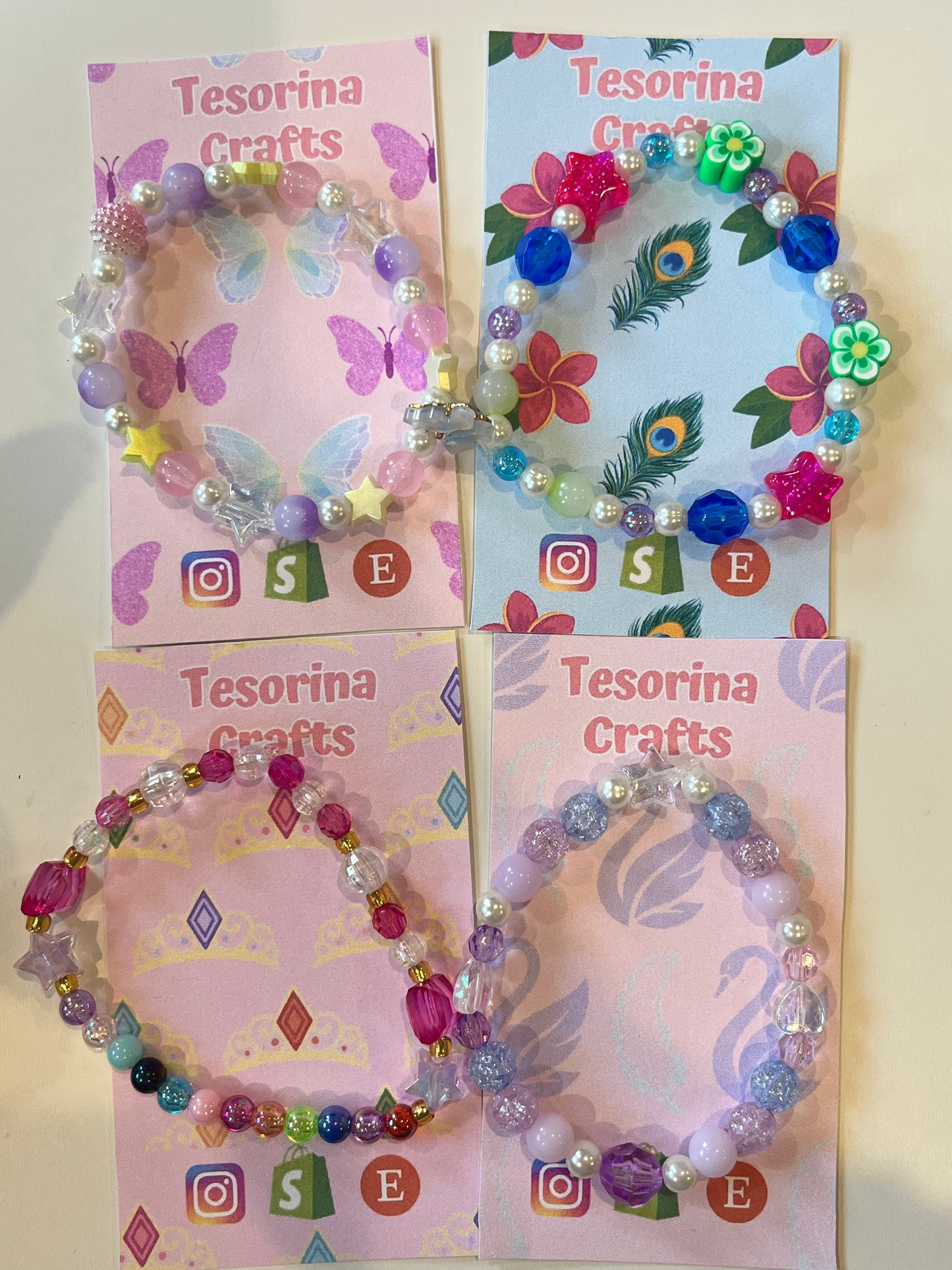 Fairy Princess Beaded Bracelet 🧚♀️👑