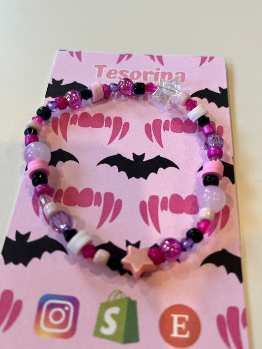 Dracula's Daughter Monster Beaded Bracelet