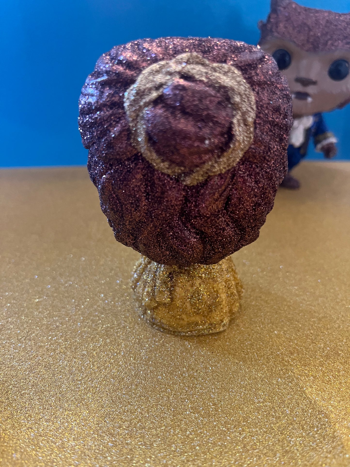 ONE OF A KIND Custom Glitter Beauty and the Beast Funko Pops!