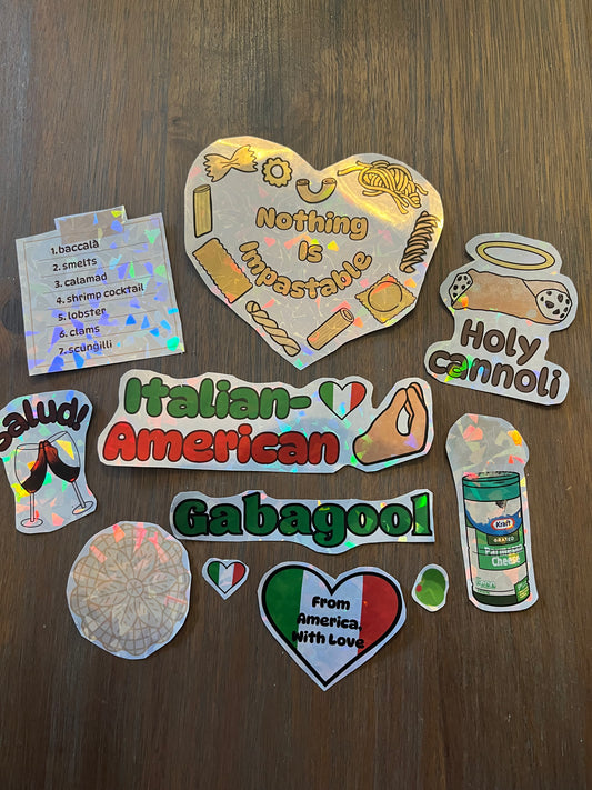 Italian-American Sticker Pack!