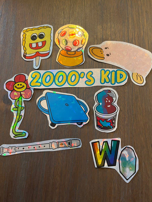 2000s Kid Sticker Pack!