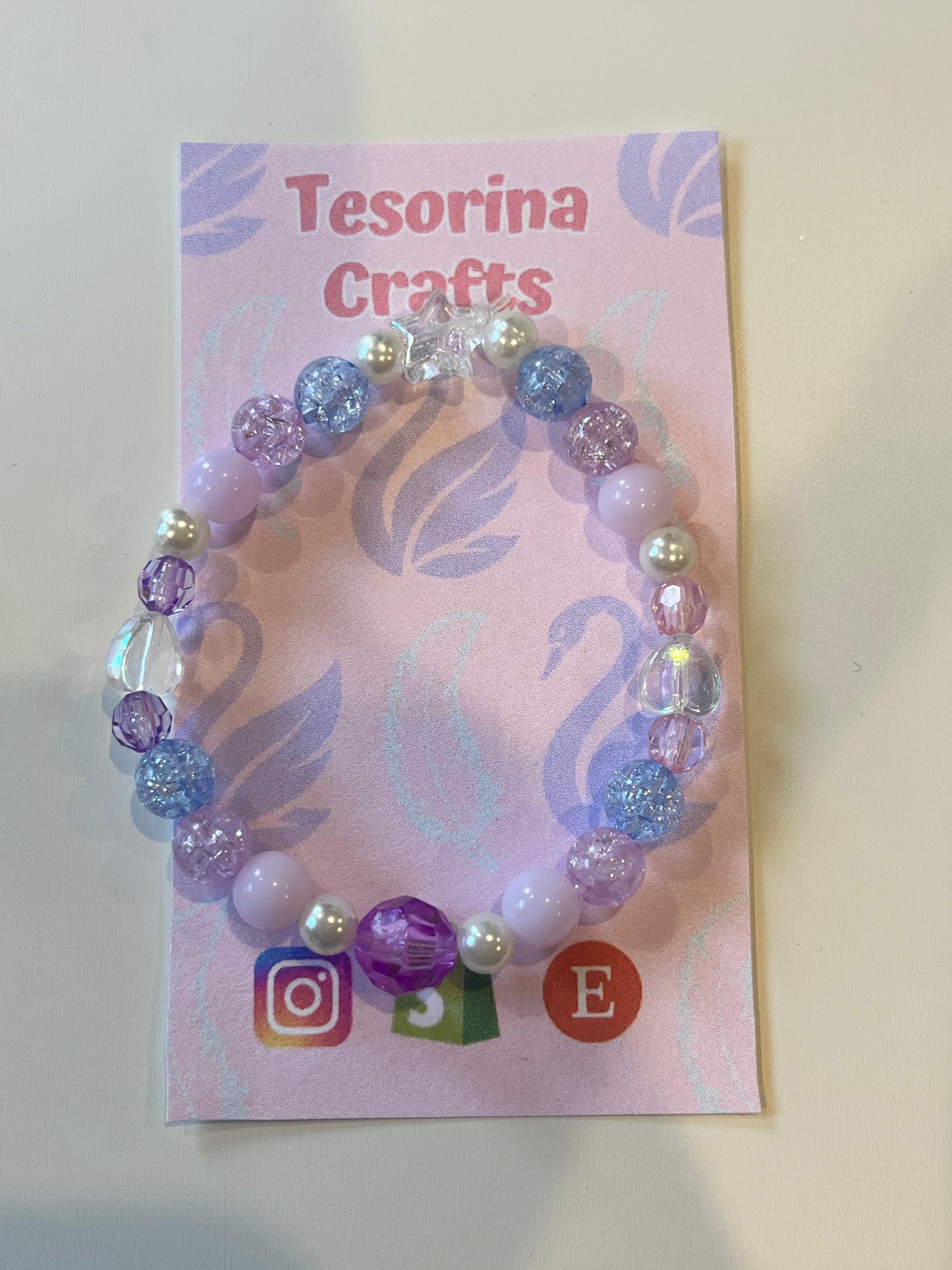 Swan Lake Beaded Bracelet 🦢🩰👸🏼