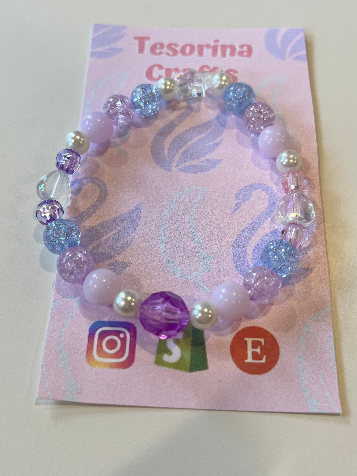Swan Lake Beaded Bracelet 🦢🩰👸🏼