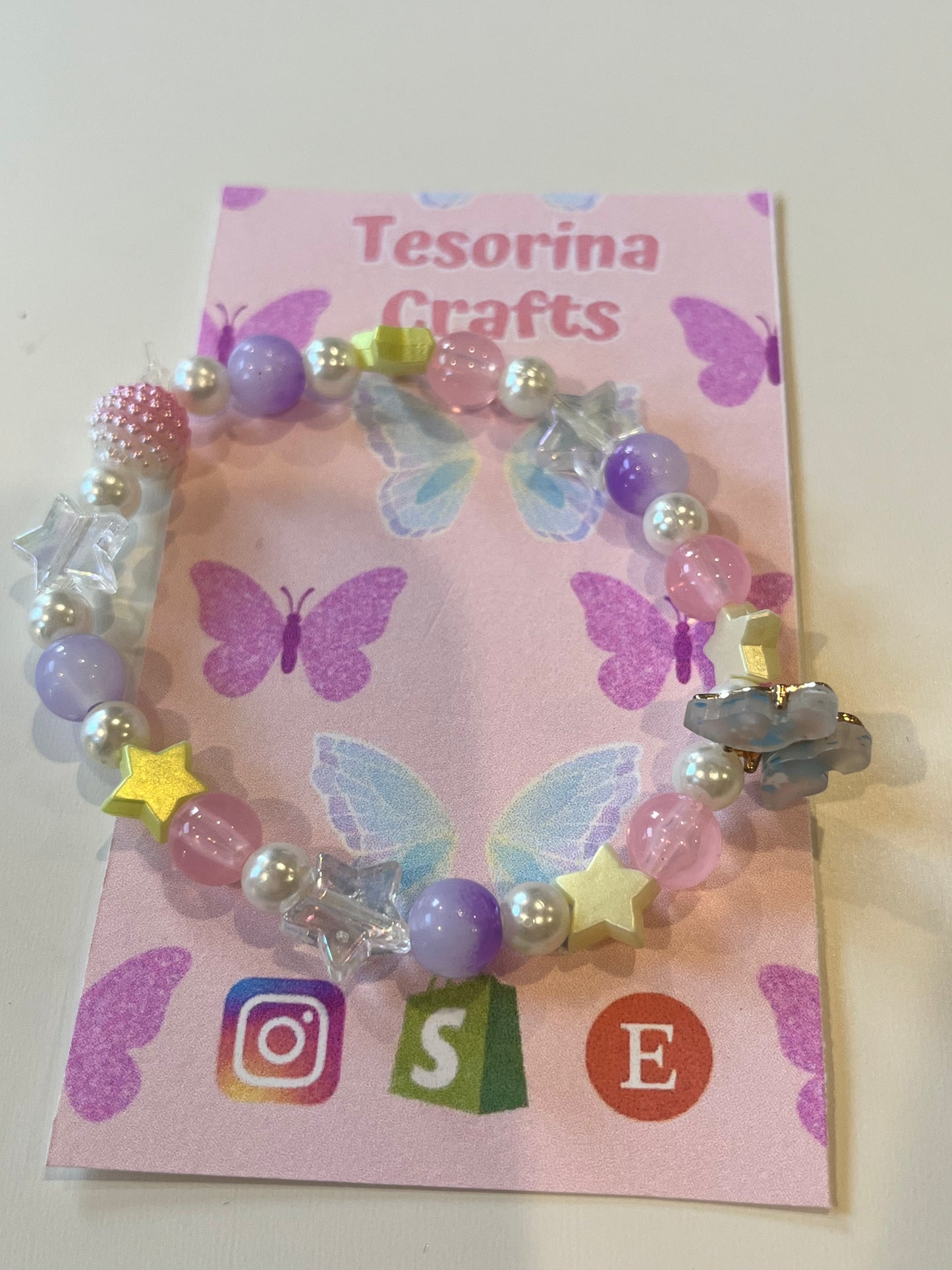 Fairy Princess Beaded Bracelet 🧚‍♀️👑