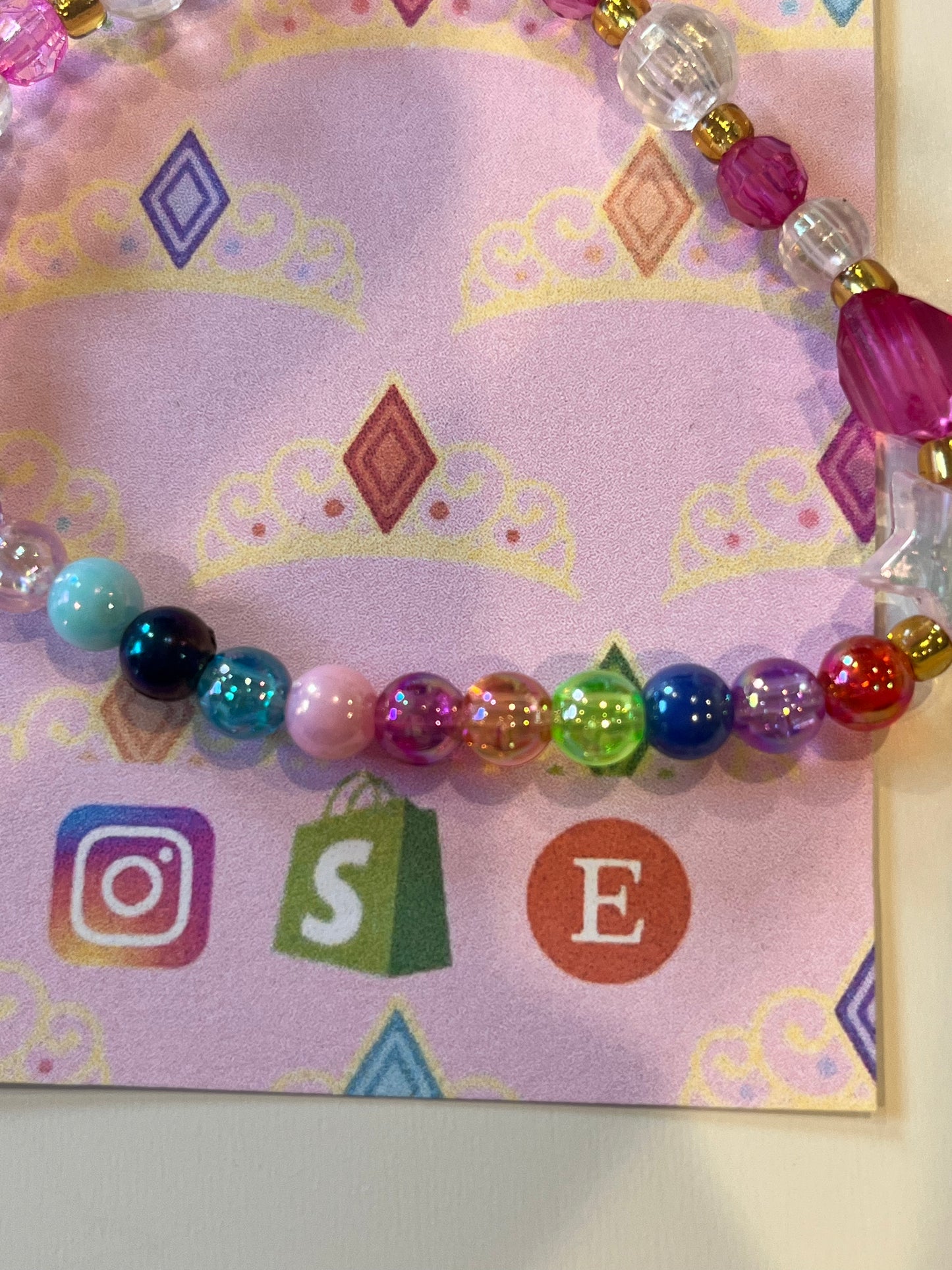 Dancing Princesses Beaded Bracelet 🩰👸🏻👸🏼👸🏽👸🏾👸🏿
