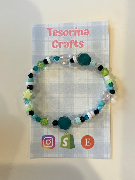 Frankenstein's Daughter Monster Beaded Bracelet