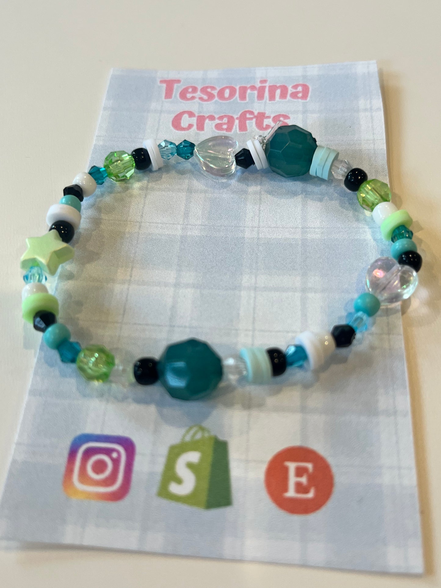 Frankenstein's Daughter Monster Beaded Bracelet