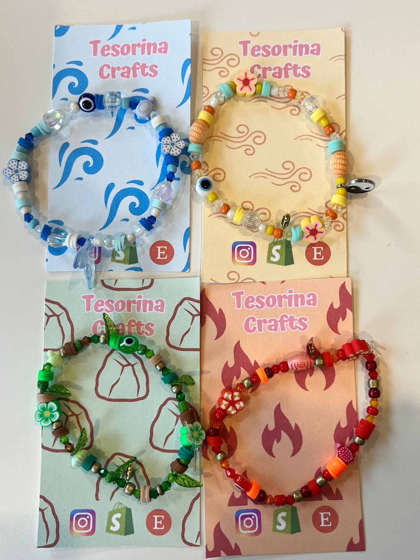 Air Beaded Bracelet 🌬️☁️✌️