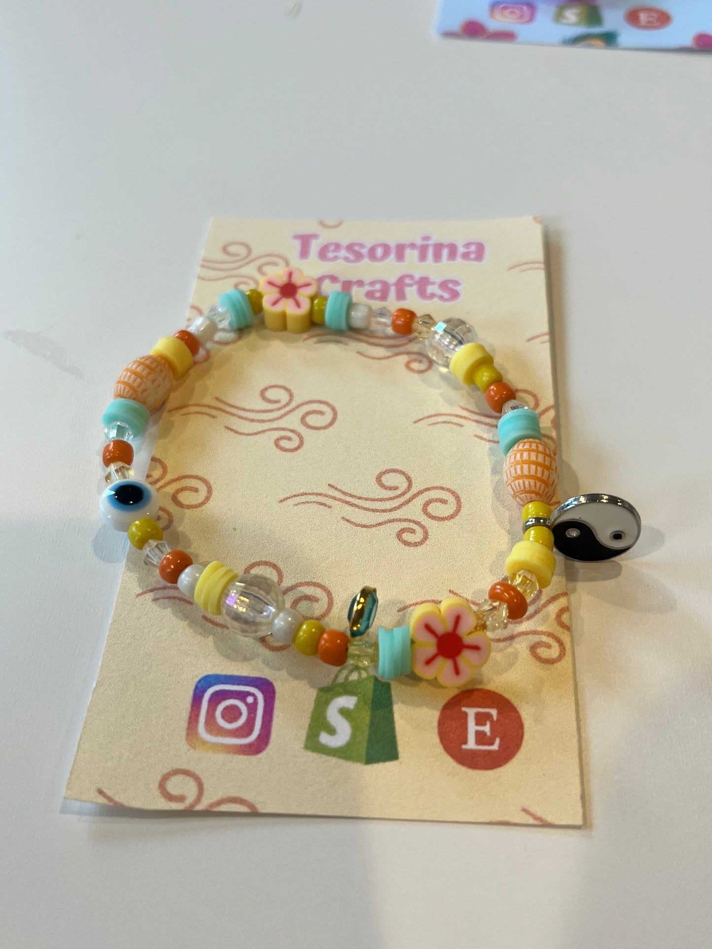 Air Beaded Bracelet 🌬️☁️✌️
