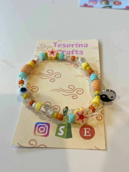 Air Beaded Bracelet 🌬️☁️✌️