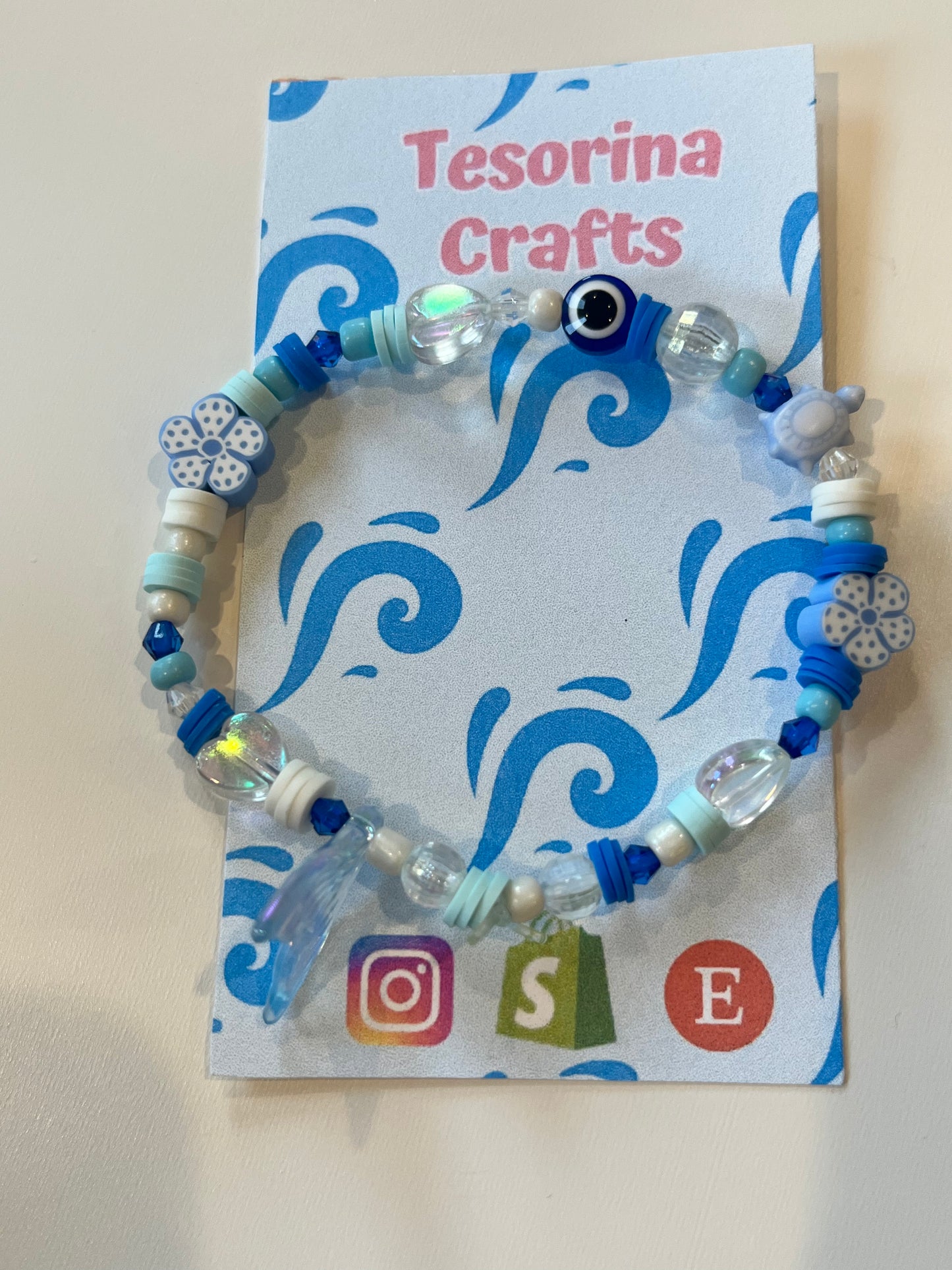 Water Beaded Bracelet 🌊💧🧊❄️